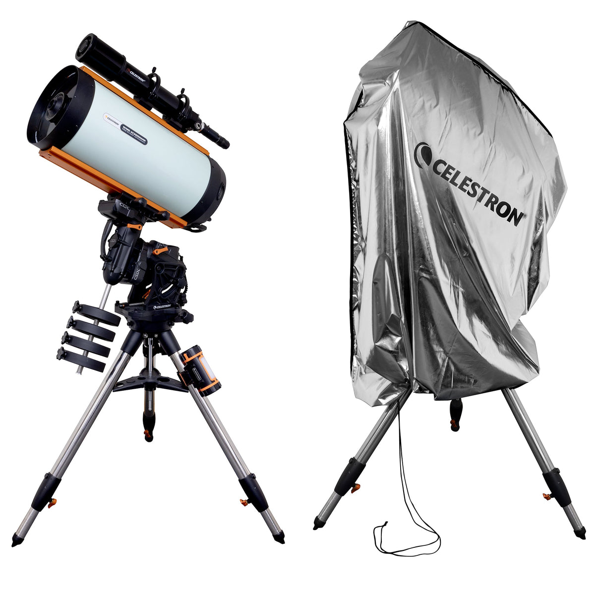 Celestron Weatherproof Telescope Cover 94039 cinch drawstring with ball lock for a secure fit