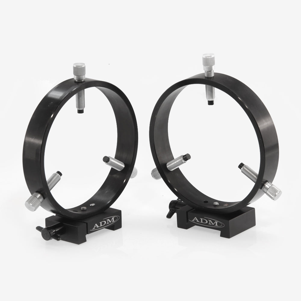 V Series Dovetail Ring Set. 125mm Adjustable Rings