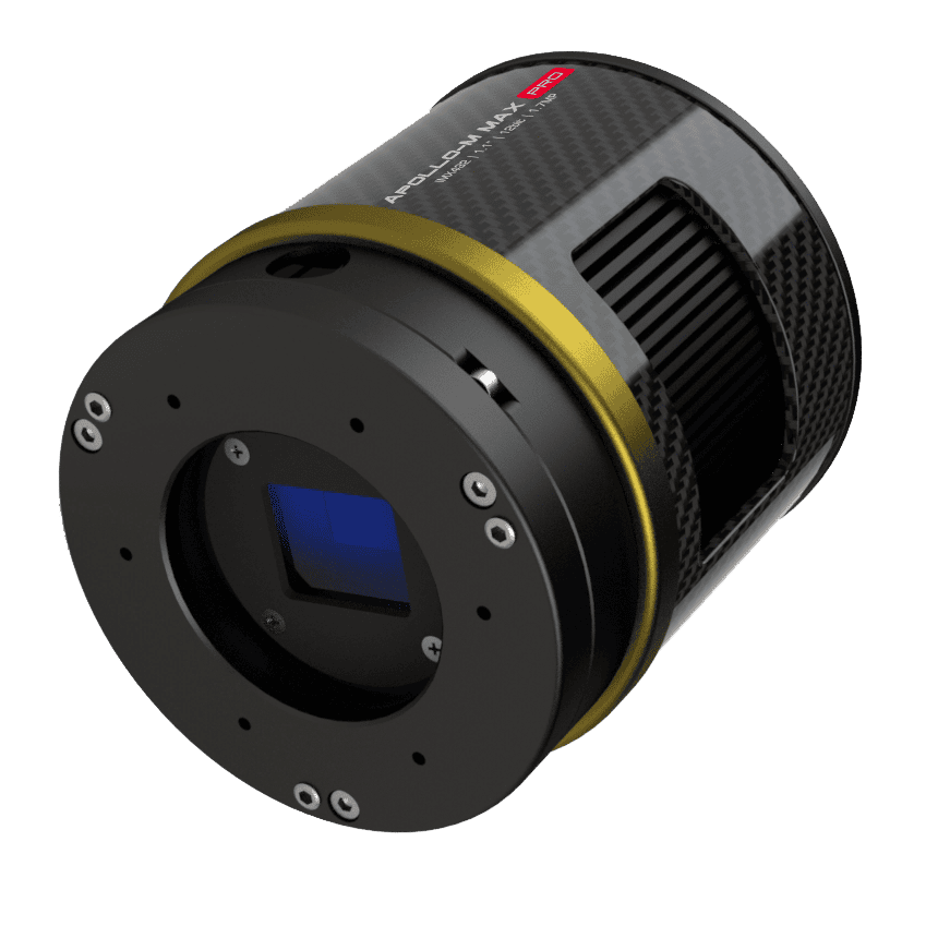 Player One Astronomy Apollo-M MAX Pro cooled mono camera body design for solar and planetary imaging