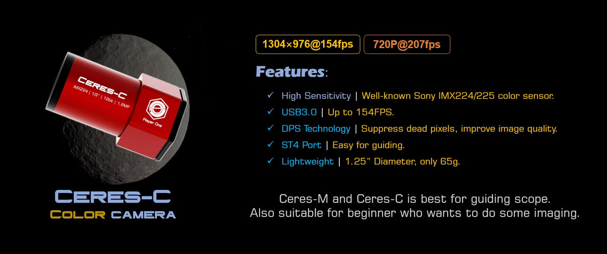 Ceres-C USB3.0 Color Camera (IMX224)