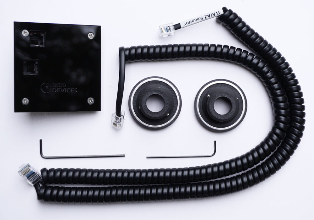 Astro Devices Stellarvue M2C/M2 encoder kit installation components