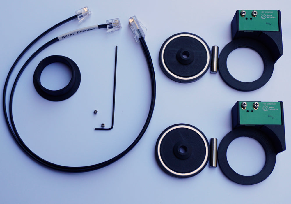 Astro Devices DiscMounts DM6 encoder kit encoders and cable for digital setting circle installation
