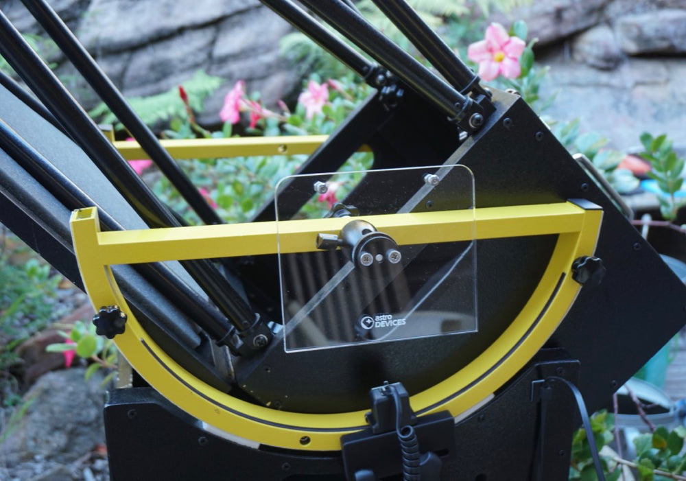 Astro Devices Nexus DSC Pro acrylic shelf for Explore Scientific Truss Dobsonian