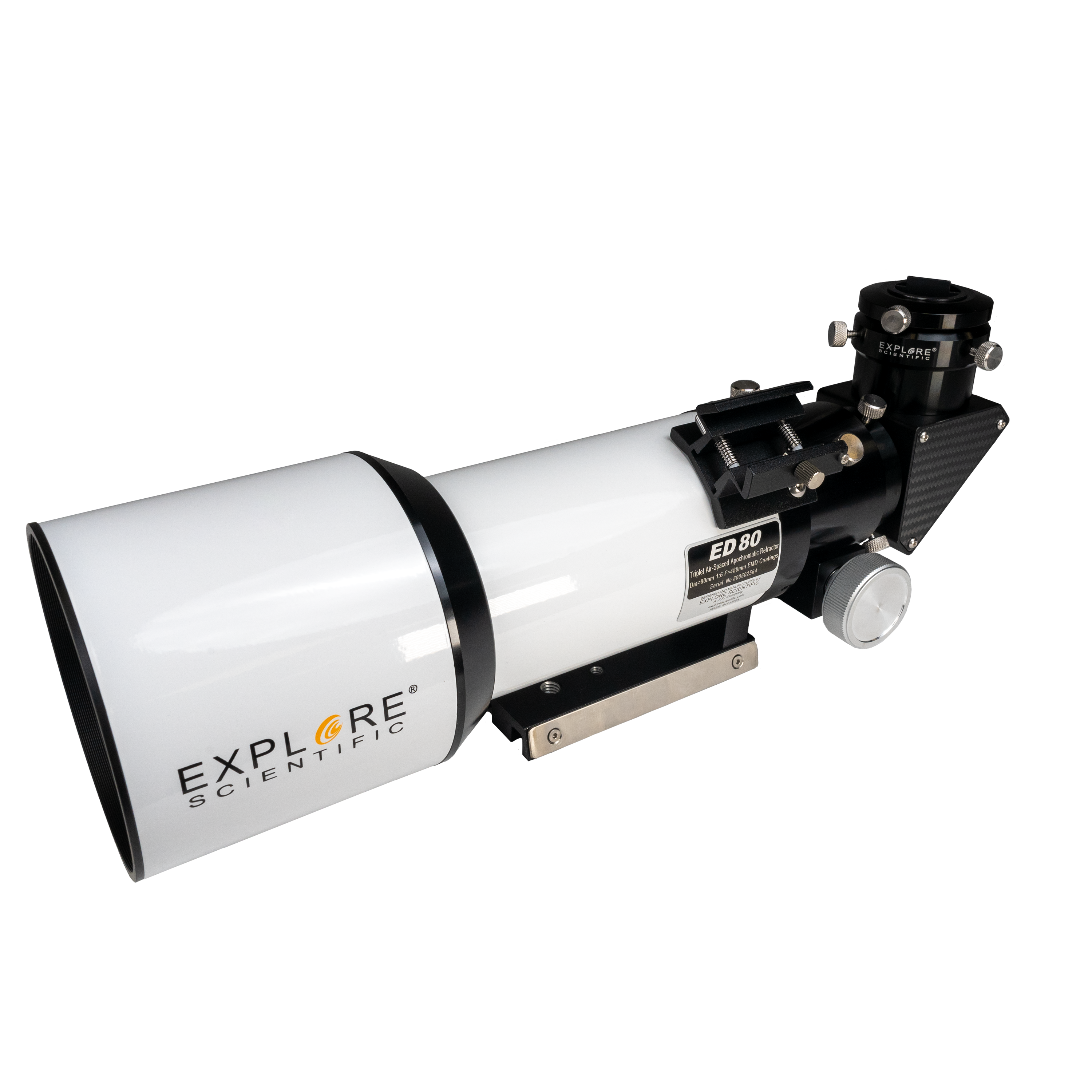 ED80 Essential refractor 2.5-inch hexagonal focuser detail