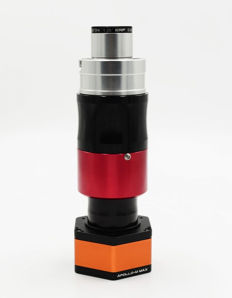 Player One Astronomy ERF 1.25-inch energy rejection filter cell detail for solar imaging