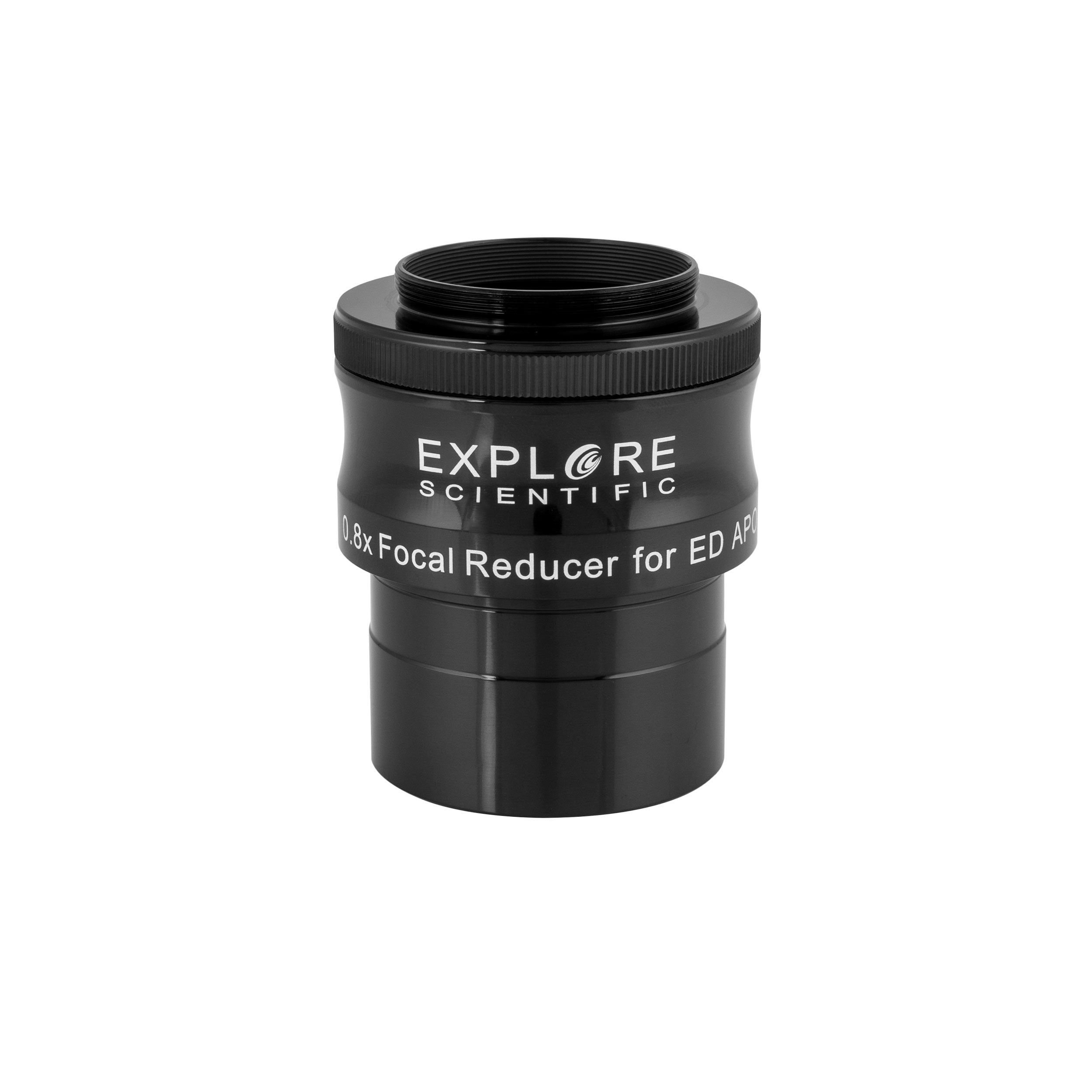 0.8x focal reducer showing 42mm T2 camera adapter plate thread