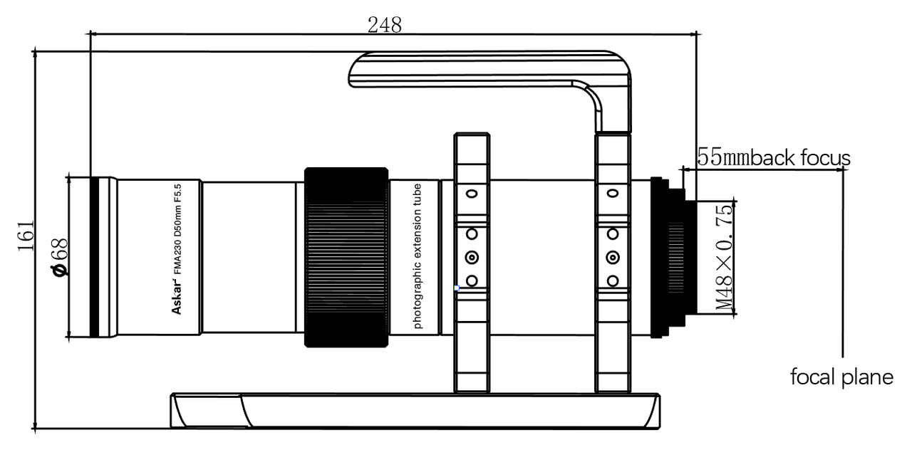 Askar FMA230 F/4.6  Triplet with Reducer