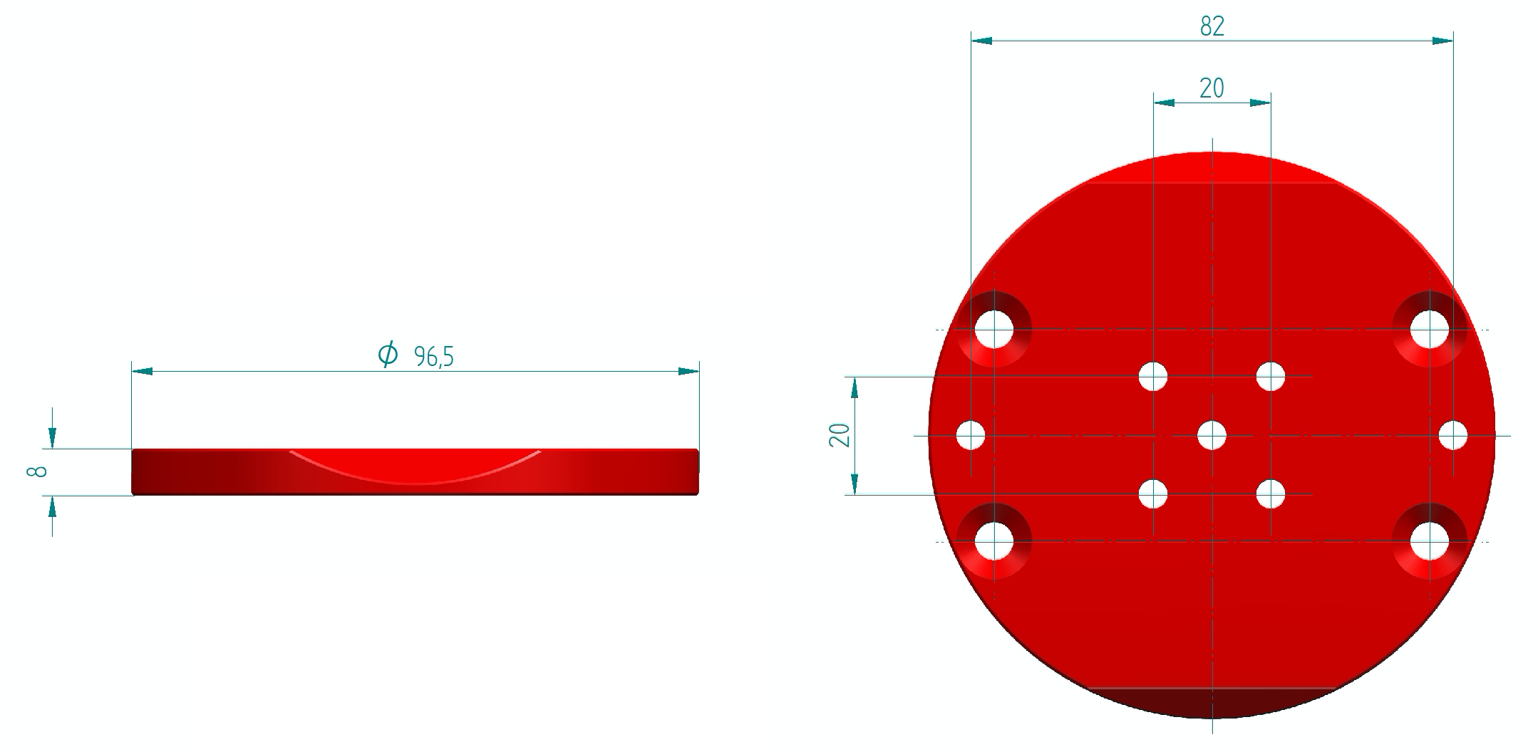 Primaluce Lab AZ-EQ5 PLUS adapter plate