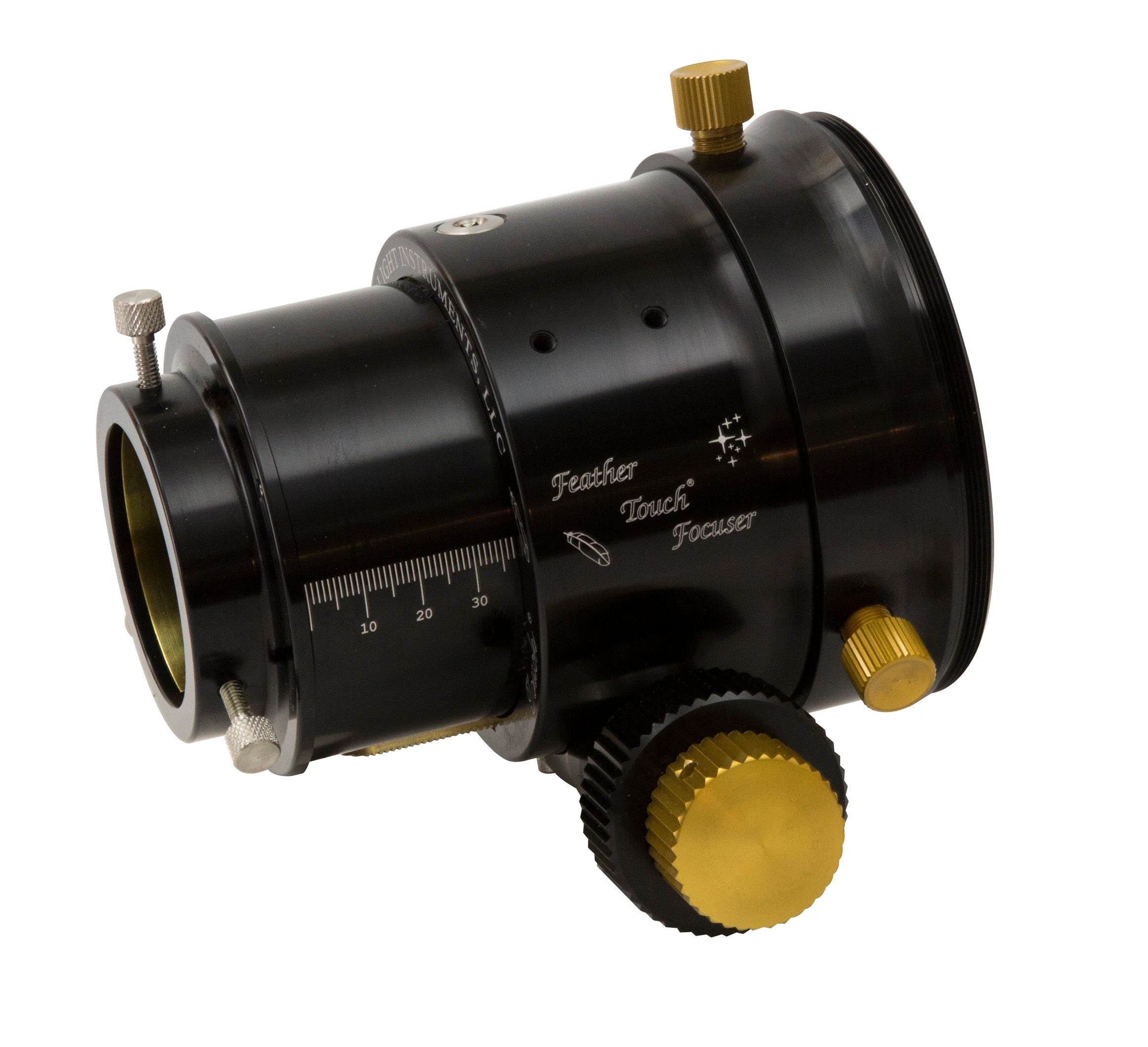 Feather Touch® 3.0" Diameter Dual Speed Focuser, 1.5" Draw tube travel, and Brake