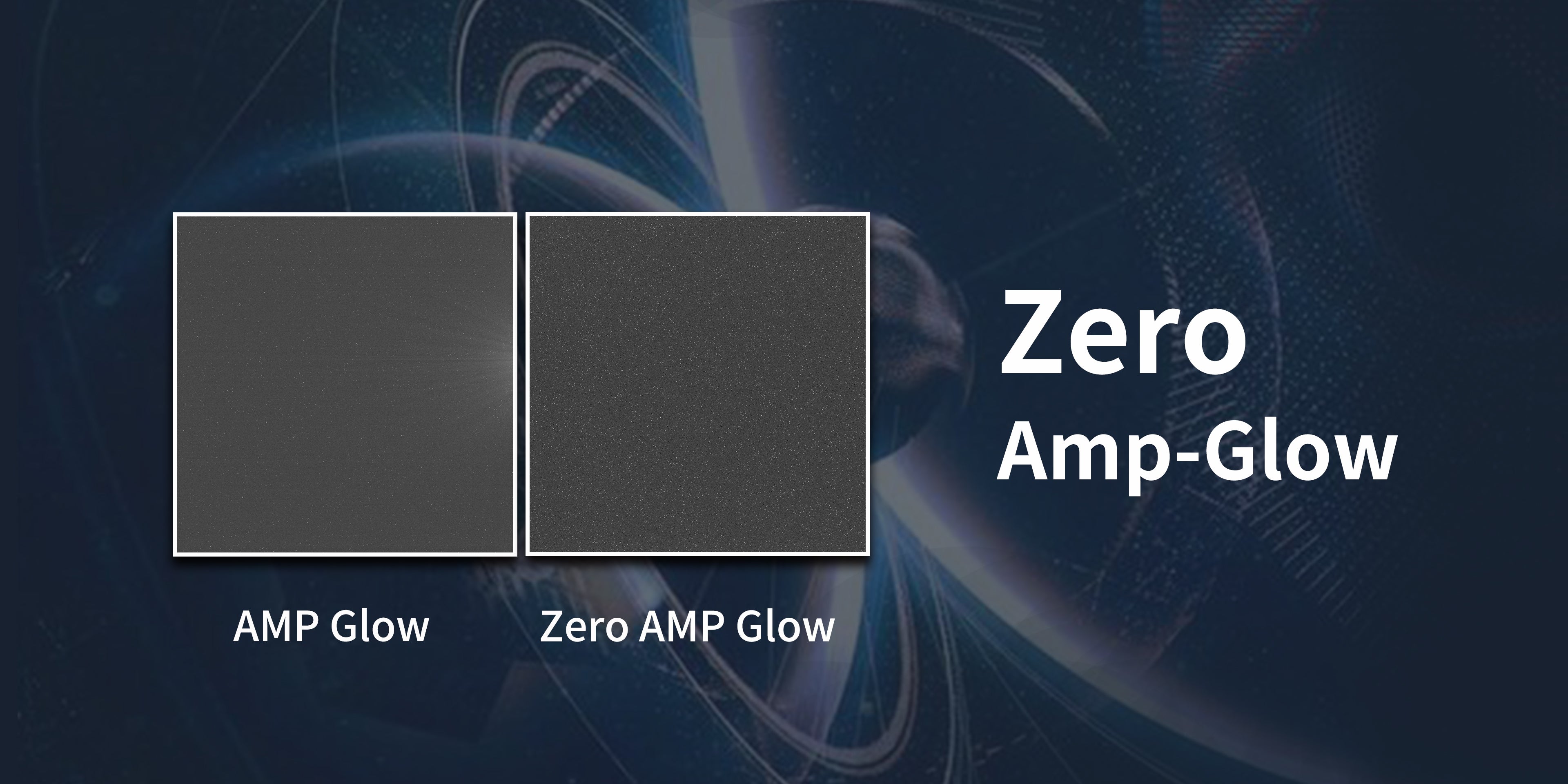 ToupTek G3M662C zero amp-glow technology comparison – before and after