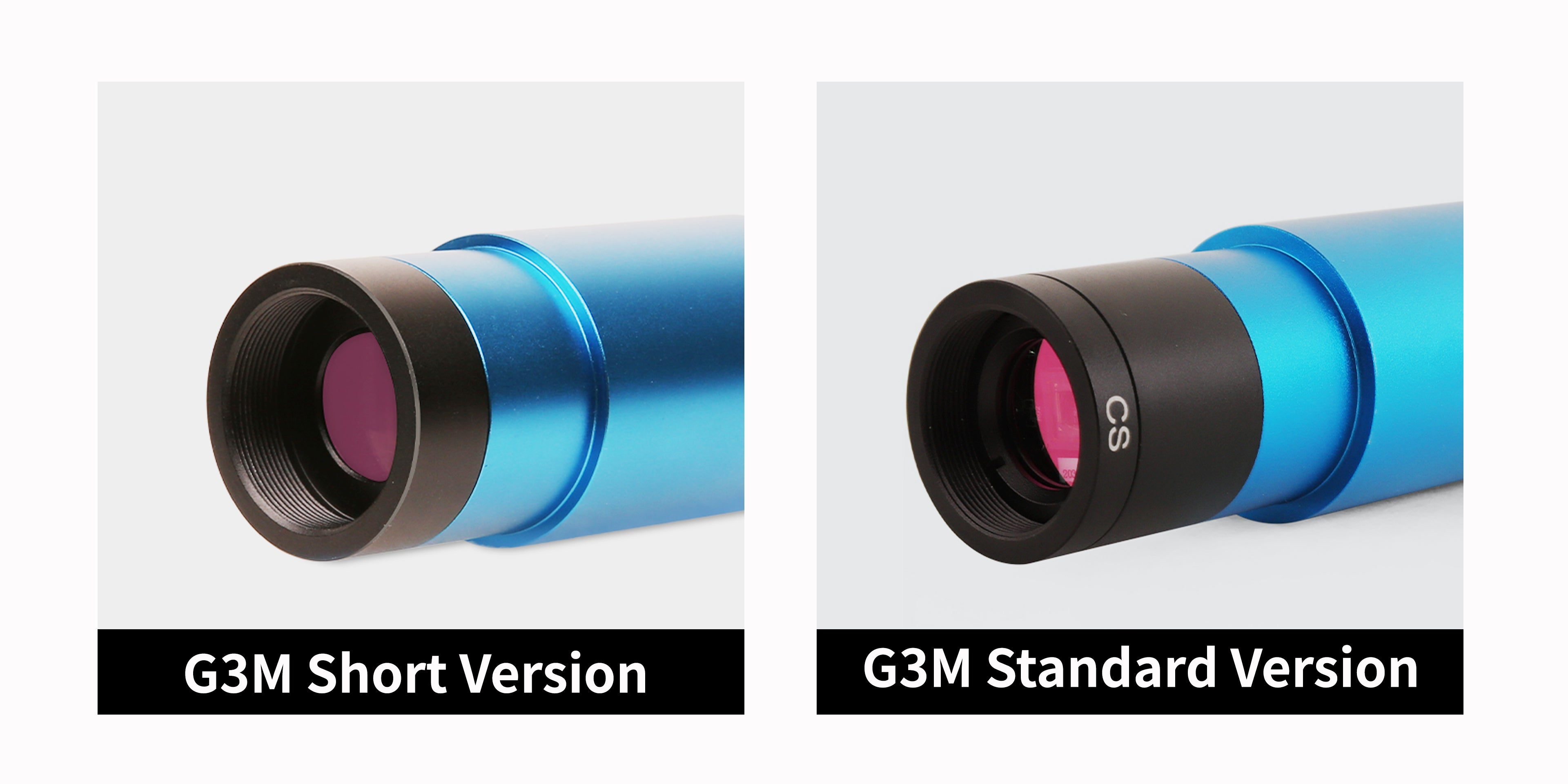 ToupTek G3M662C front-end design options – standard C-mount and extended CS-mount versions