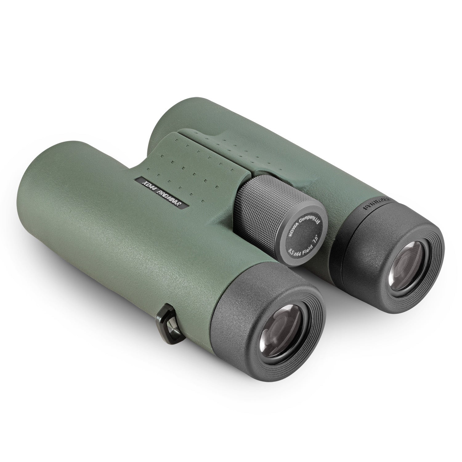 Kowa Genesis 8.5x44 binocular rear view - eyepieces and focus wheel