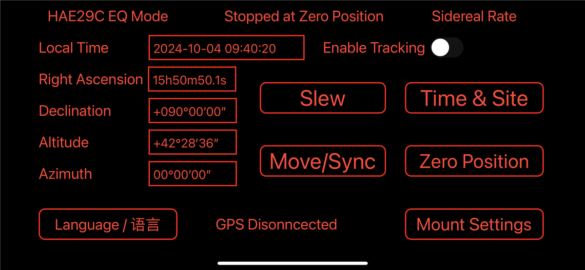 iOptron HAE29C AZ/EQ dual SWG