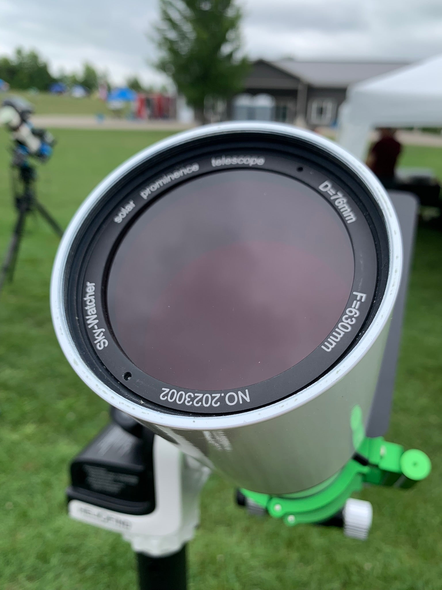 Sky-Watcher Heliostar 76 hydrogen-alpha solar telescope, additional manufacturer gallery photograph, dedicated solar observing telescope