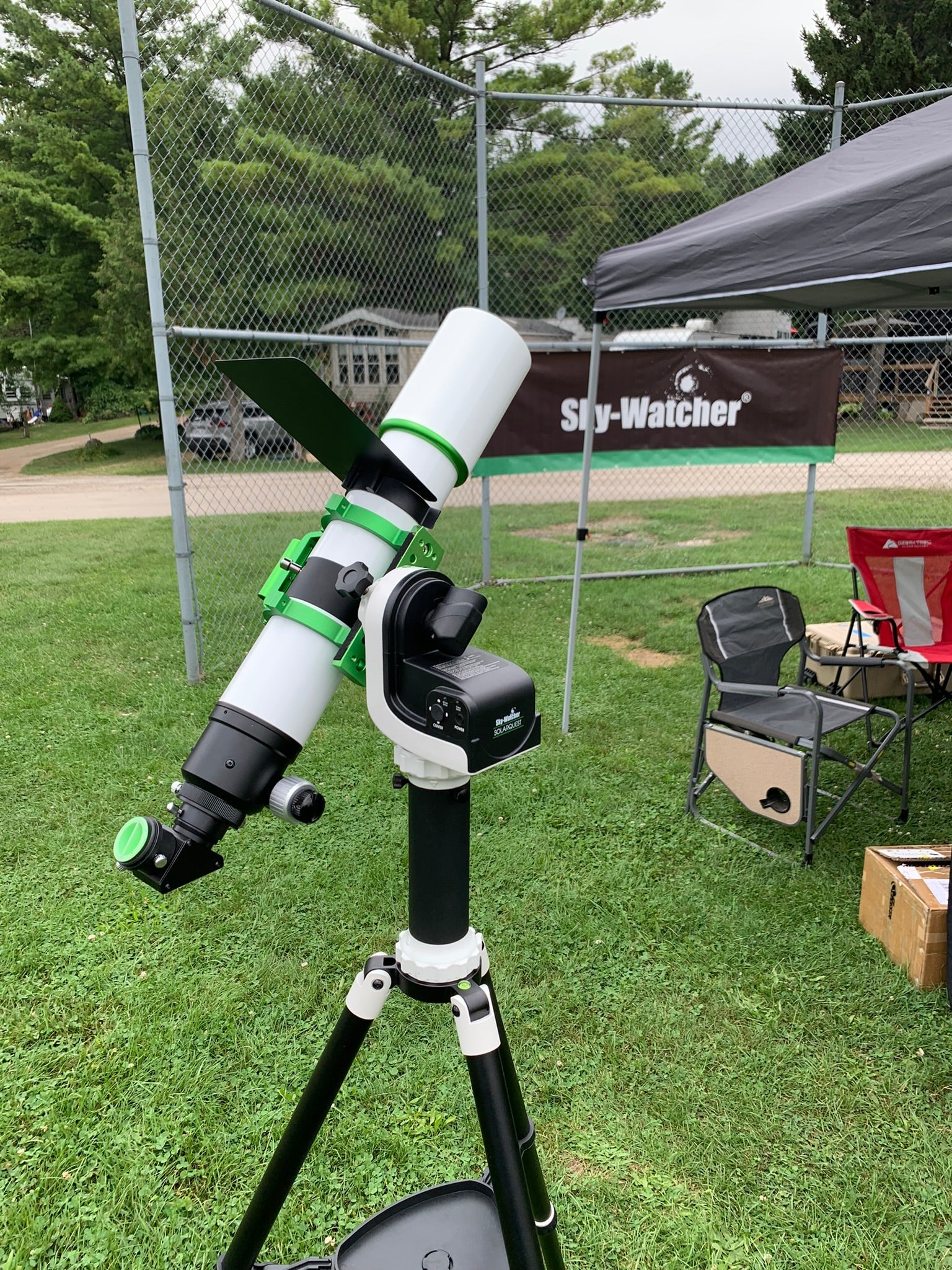 Sky-Watcher Heliostar 76 hydrogen-alpha solar telescope, additional manufacturer gallery photograph, dedicated solar observing telescope