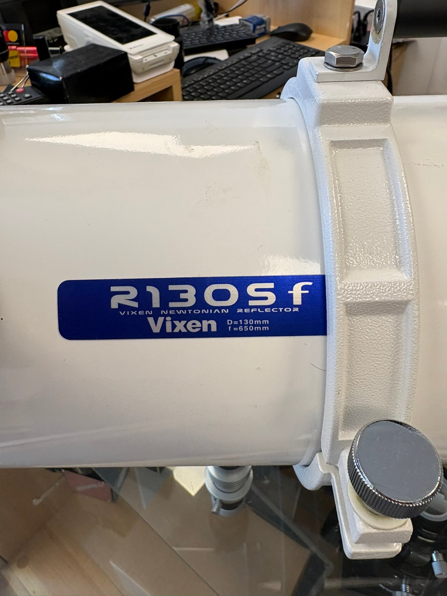 Vixen R130SF 130mm f/5 Reflector OTA + Celestron Omni 2x Barlow – Used (Very Good)