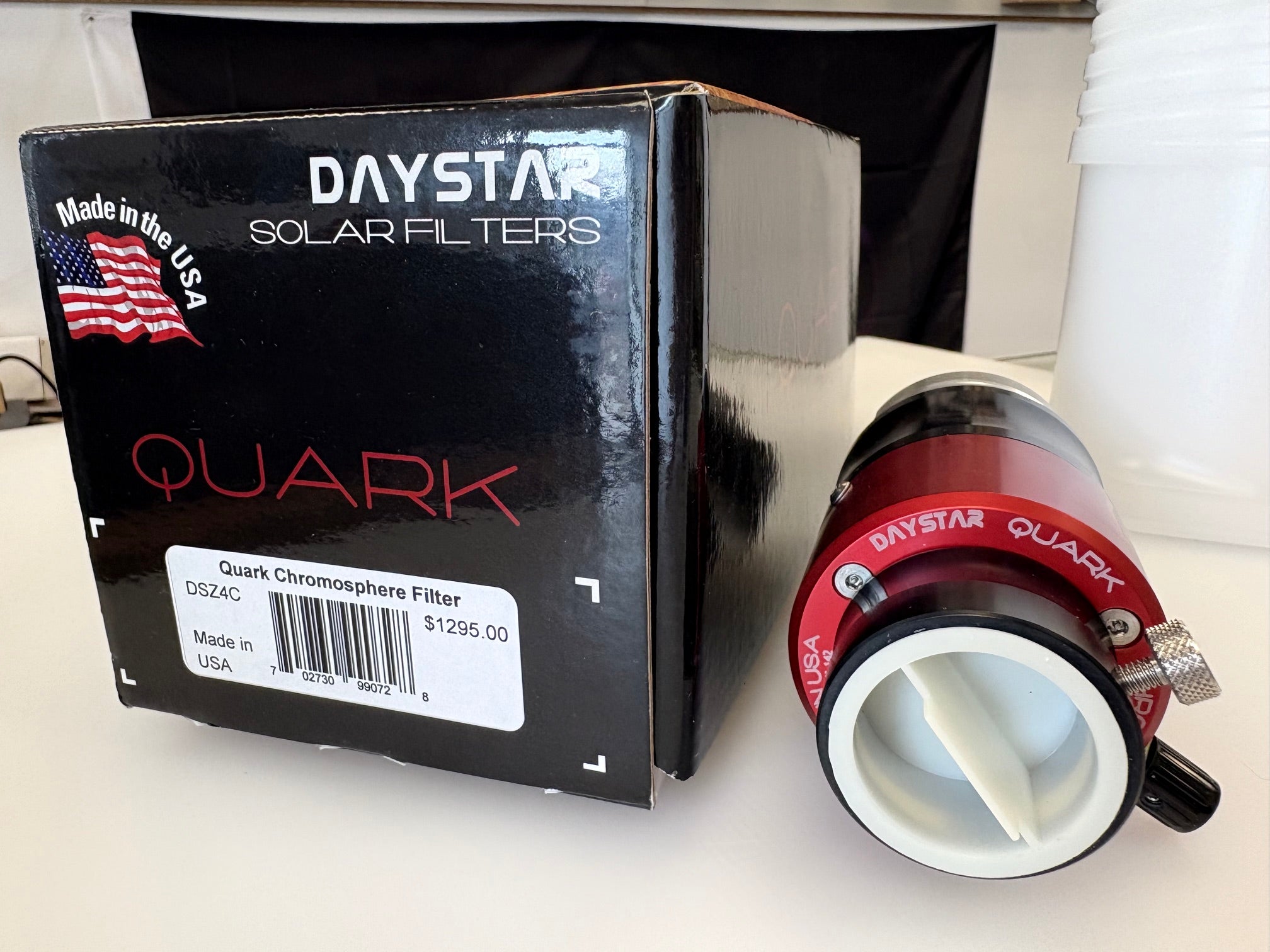 DayStar Quark Chromosphere H-Alpha Filter with Player One 1.25" ERF – Used