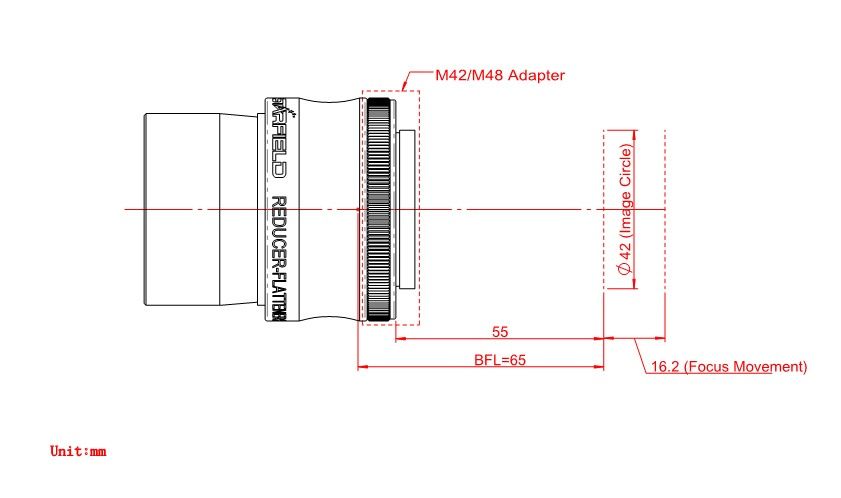 Starfield - 0.8x Reducer and Field Flattener