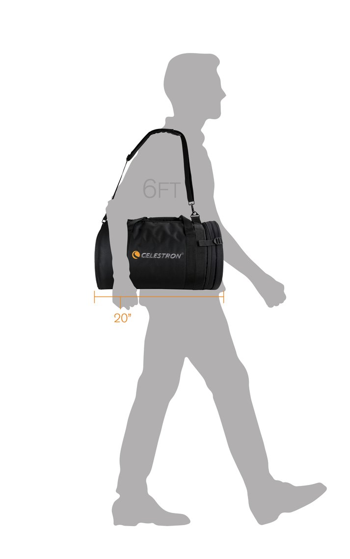 PADDED TELESCOPE BAG FOR 8" OPTICAL TUBES