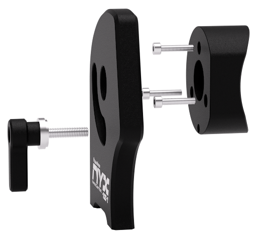 Pegasus Astro NYX-101 v1 retrofit kit for supporting heavier optical tube assemblies on first-generation harmonic gear mounts