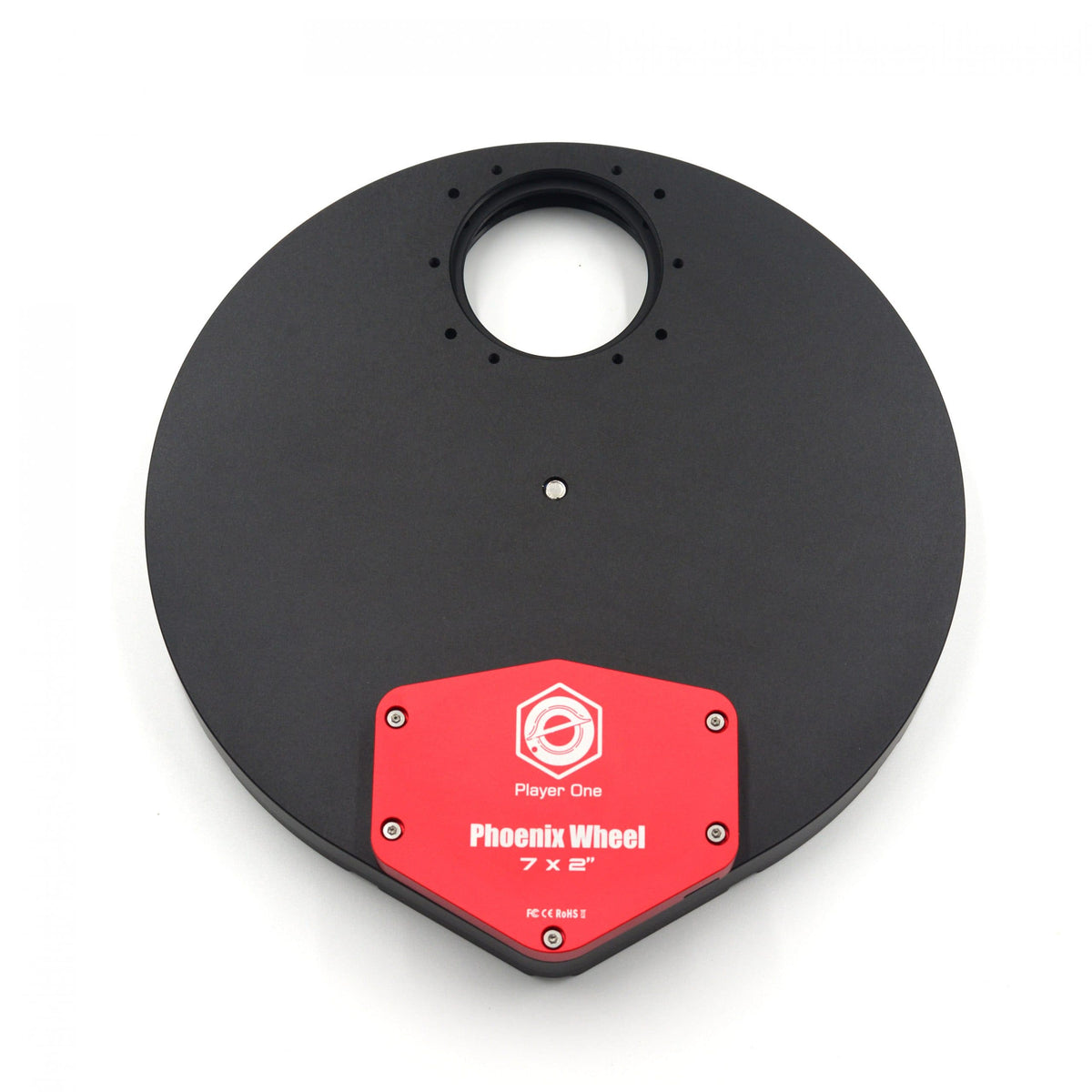 Player One Astronomy Phoenix 7x2 inch motorized filter wheel for deep-sky astrophotography