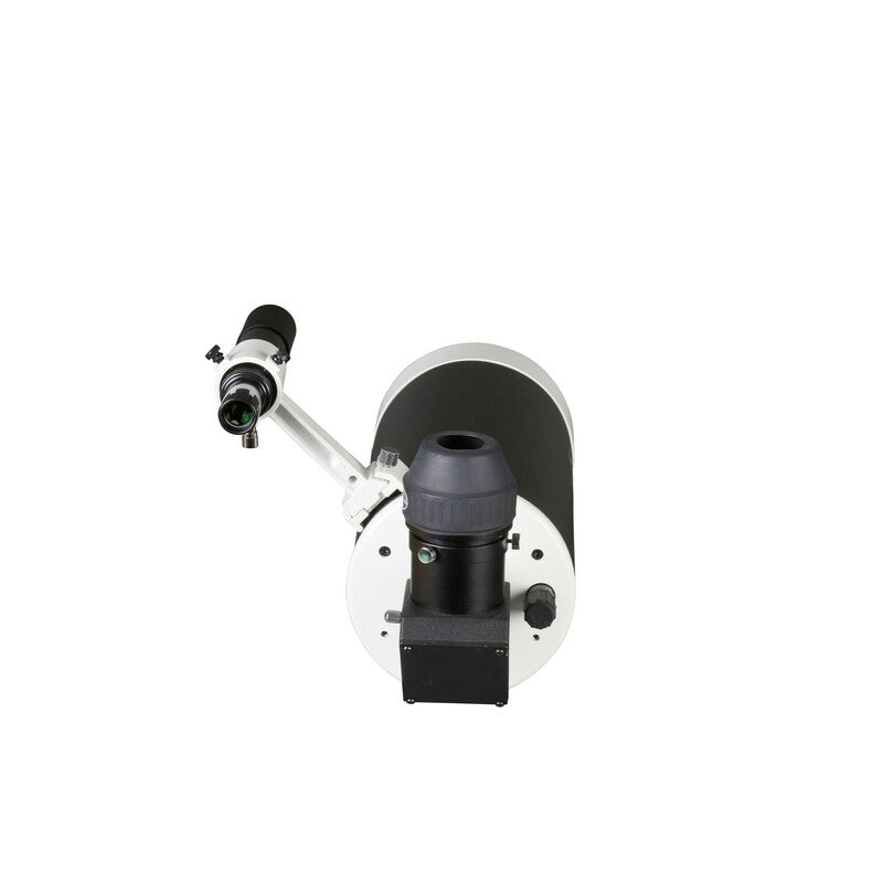 Sky-Watcher Skymax 127 Maksutov-Cassegrain OTA rear view showing the 2-inch visual back and focuser