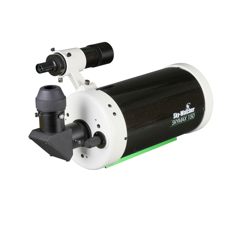 Sky-Watcher Skymax 150 Maksutov-Cassegrain OTA, right rear view, sealed tube telescope for planetary and double-star viewing