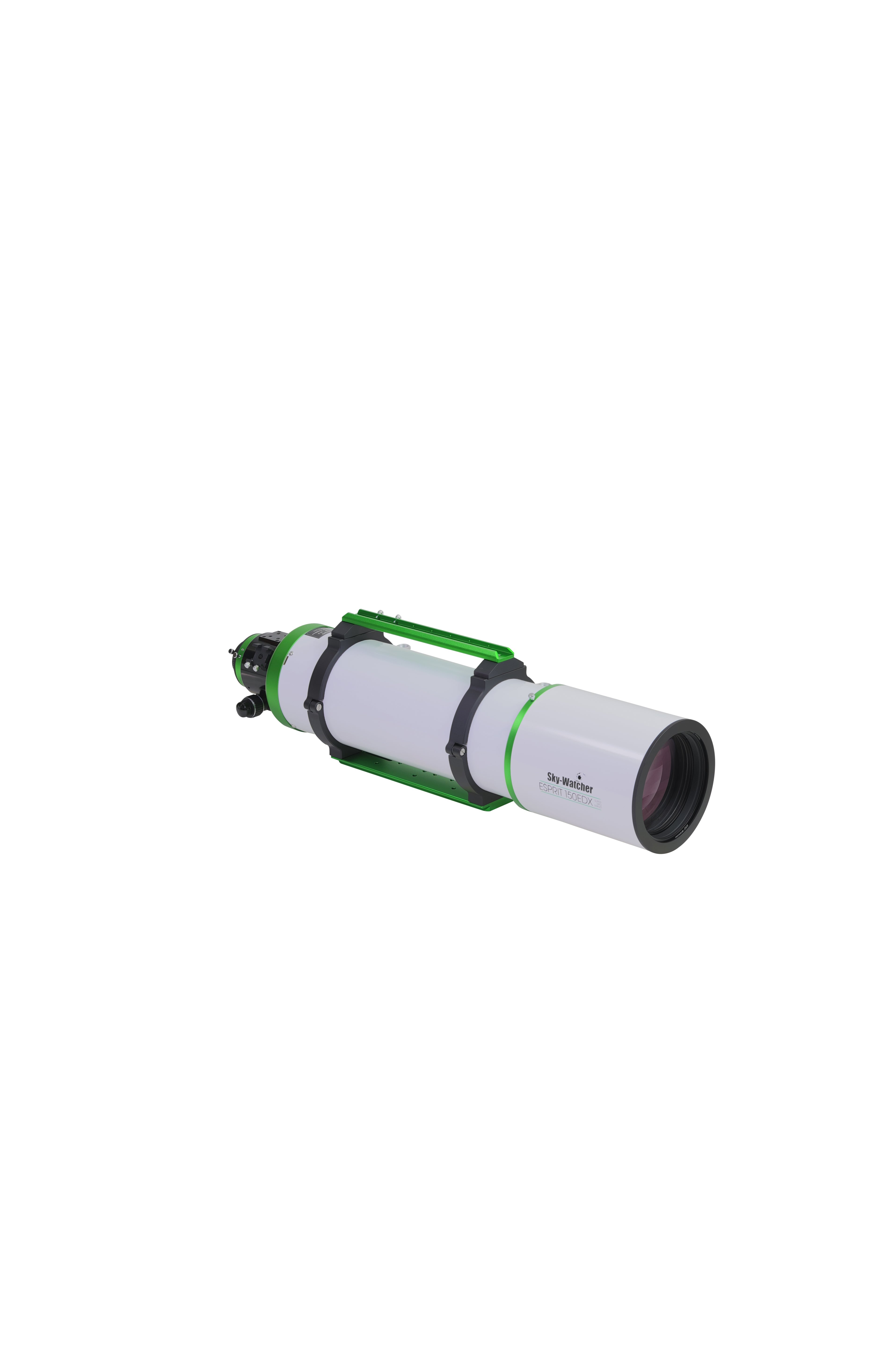 Sky-Watcher Esprit 150EDX super apochromatic triplet refractor OTA for deep-sky imaging, right front view