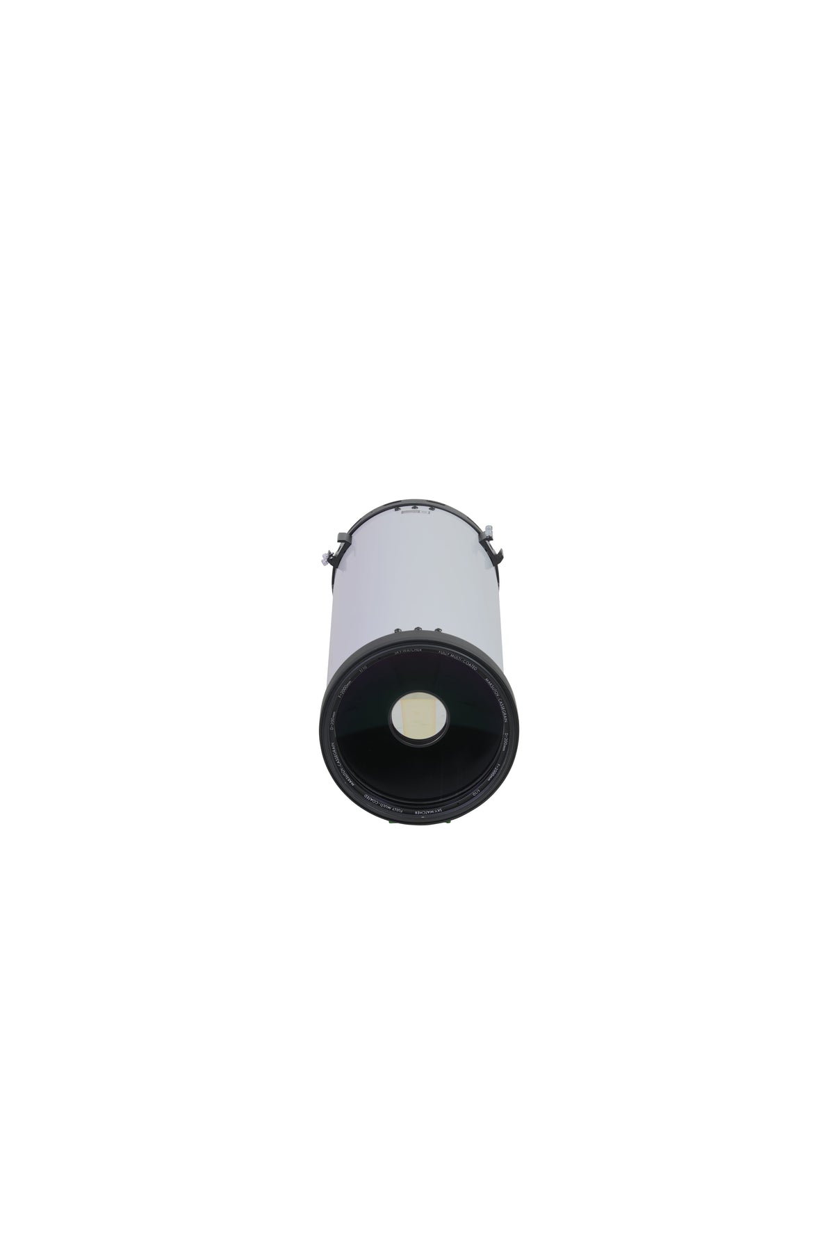 Sky-Watcher Skymax 200DX 200mm f/10 Maksutov-Cassegrain optical tube, front view, for high-contrast planetary observing