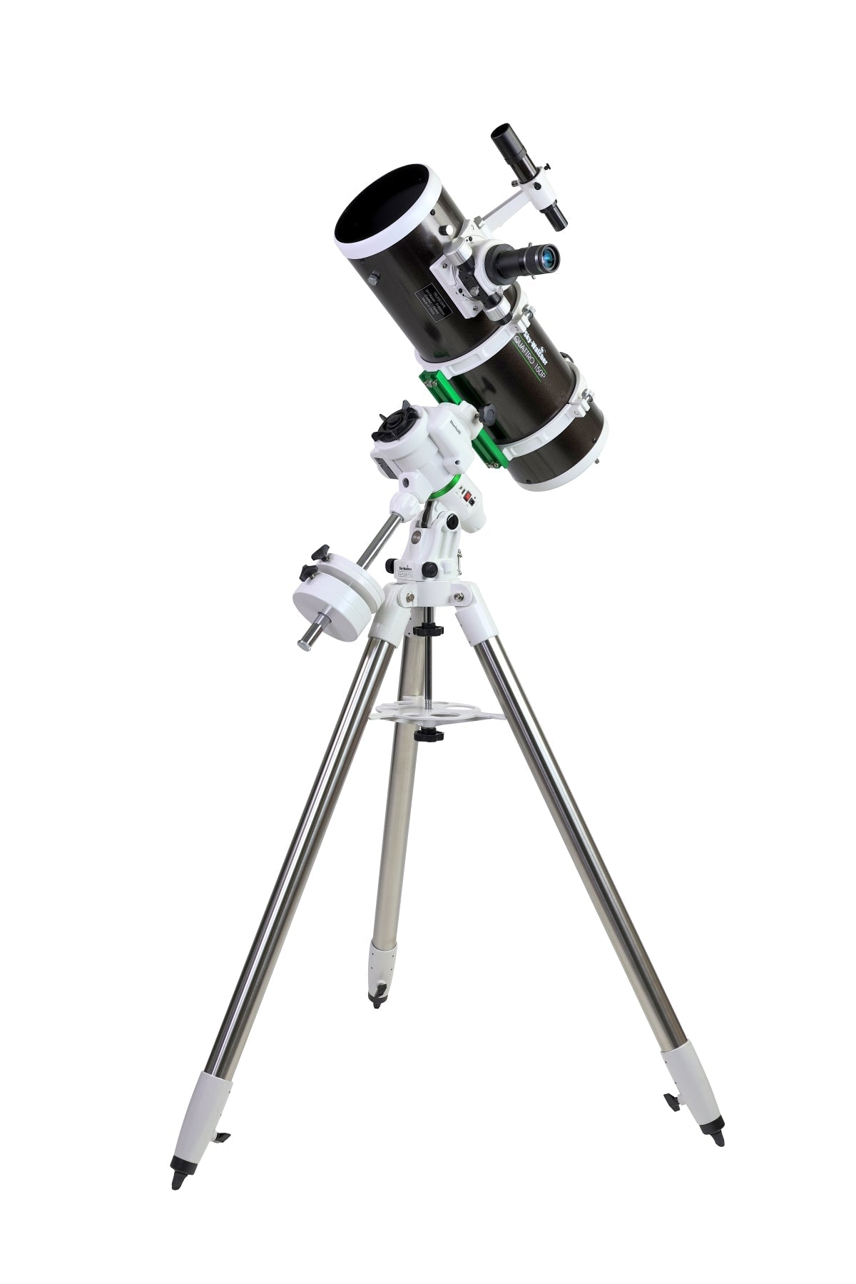 Sky-Watcher EQ-AL55i Pro equatorial mount shown with a refractor optical tube attached for astrophotography (telescope sold separately)