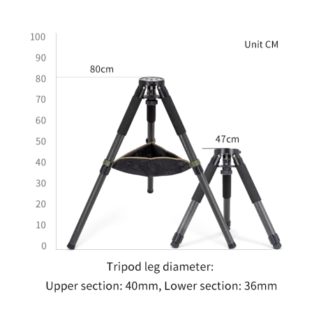 ZWO TC40 Carbon fiber tripod