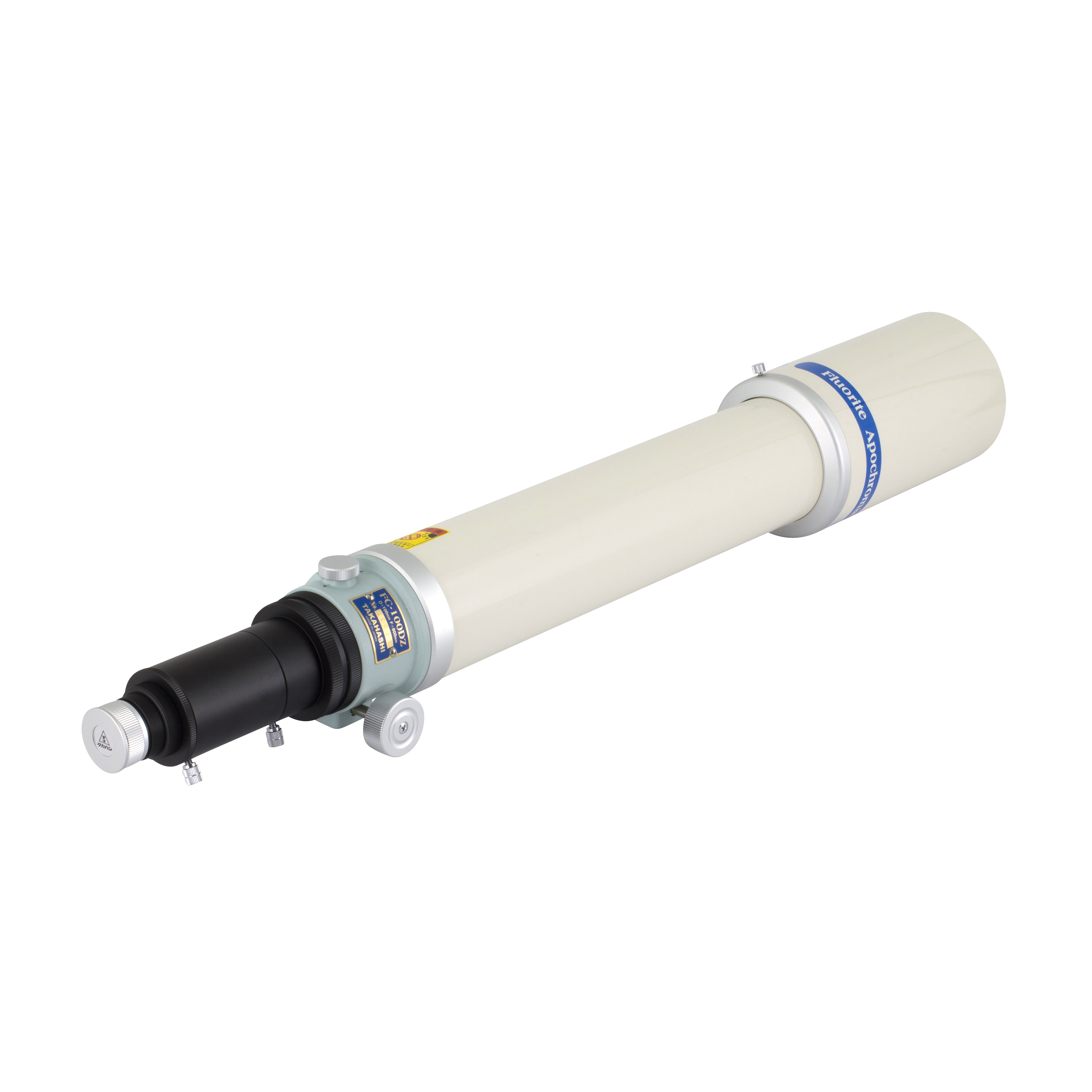 Takahashi FC-100DZ 100mm fluorite doublet refractor rear cell and focuser detail