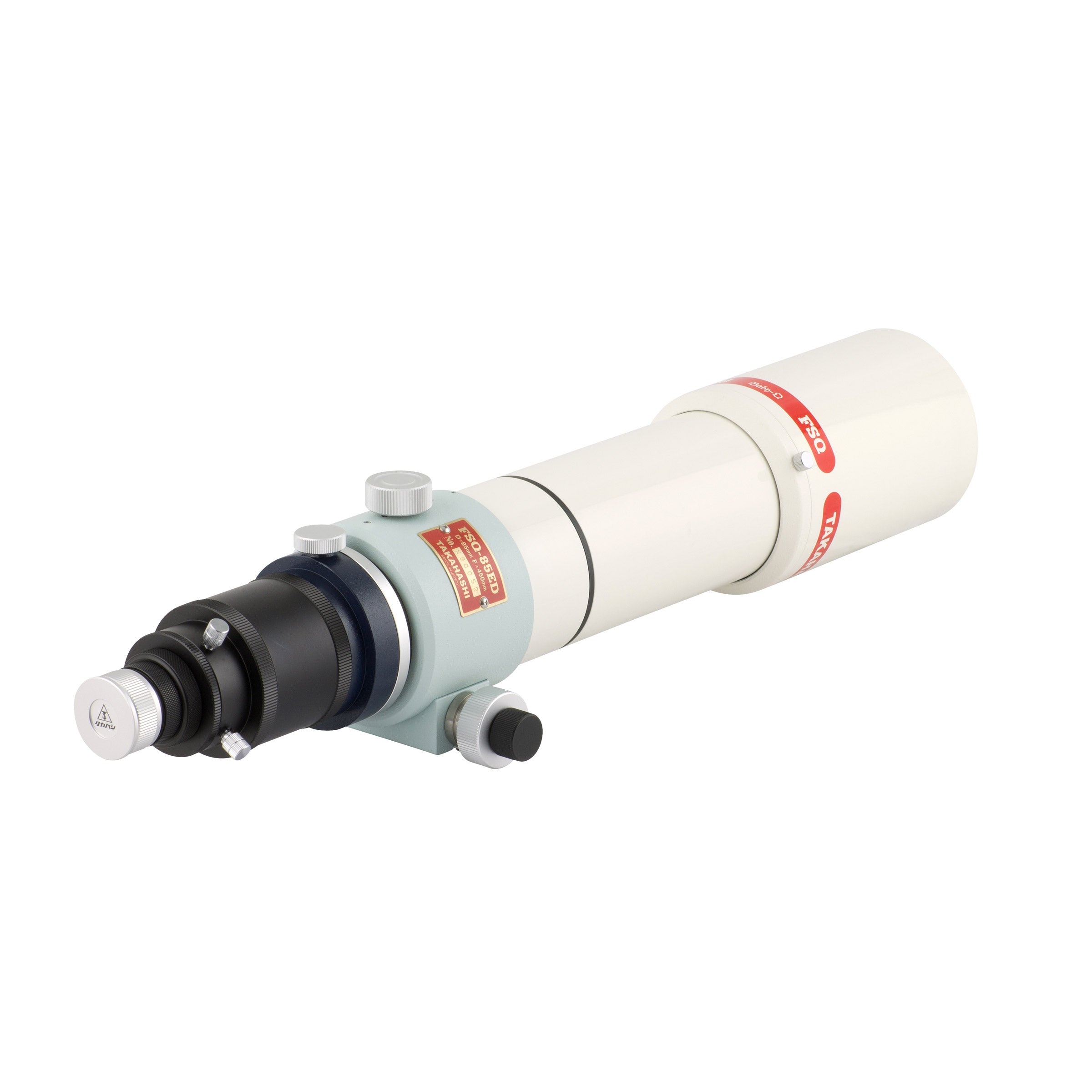 Takahashi FSQ-85EDX BabyQ 85mm astrograph rear cell and flattener detail