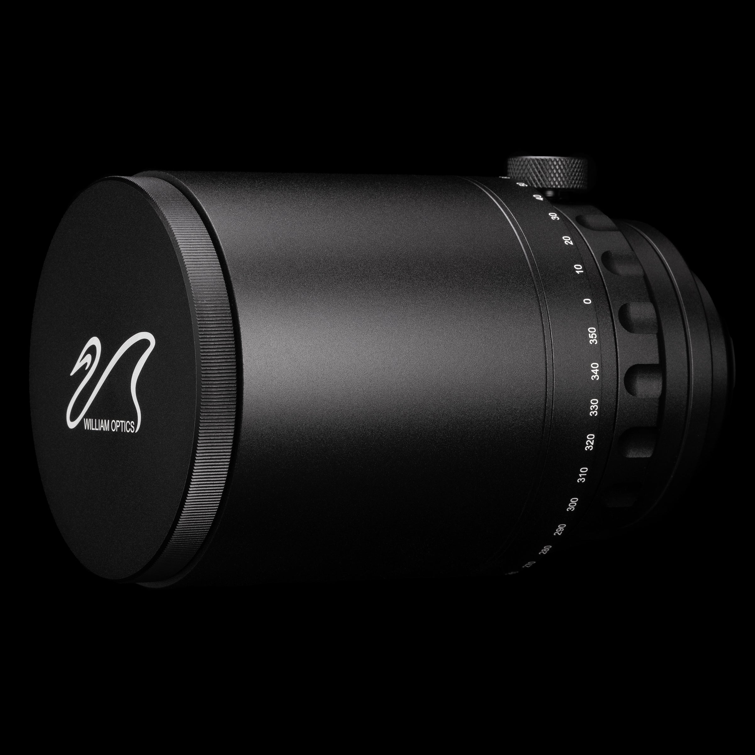 William Optics Ultra Flat 132 0.79x reducer flattener showing M92 telescope thread and M54 camera-side thread for Fluorostar 132 deep-sky astrophotography