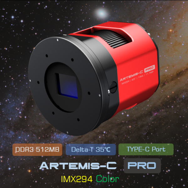 Player One Astronomy Artemis-C Pro USB3.0 one-shot color cooled astronomy camera (IMX294) for deep-sky astrophotography