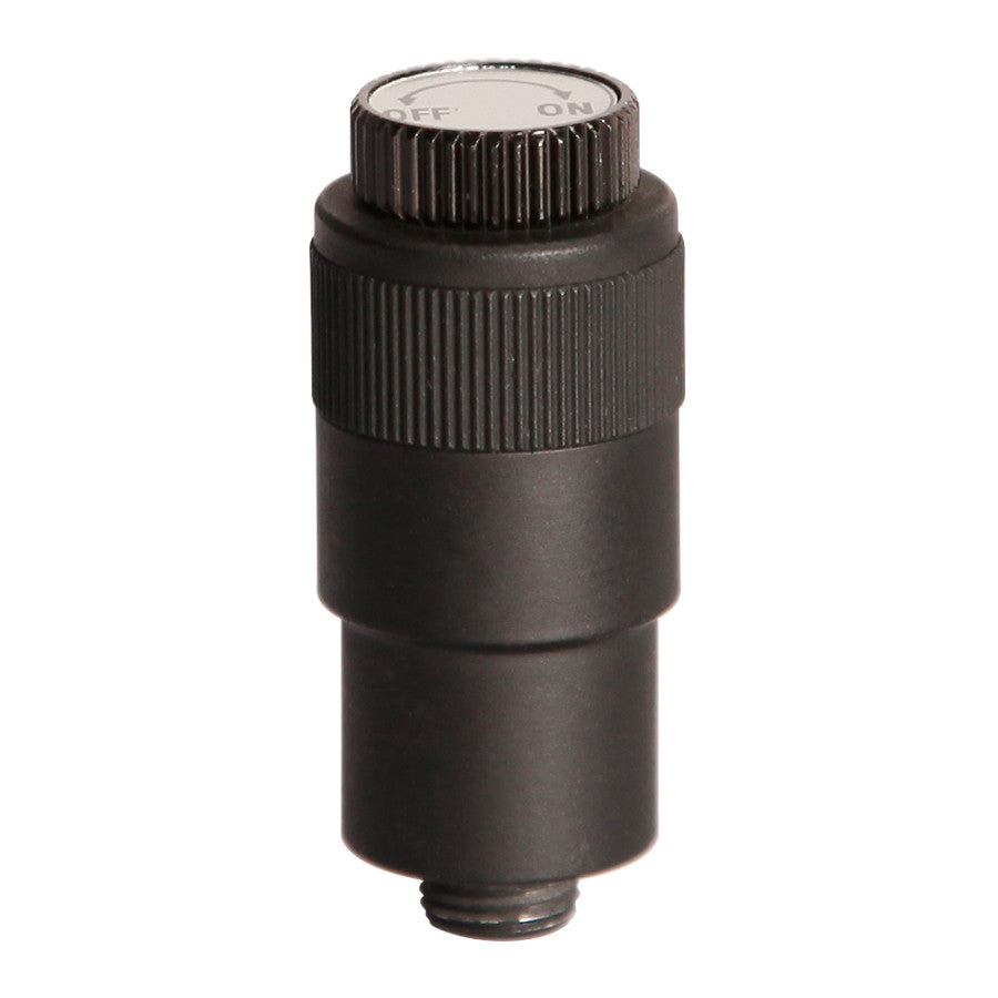 Explore Scientific replacement red LED polar finder illuminator, a small cylindrical black housing with a knurled brightness dial and threaded end
