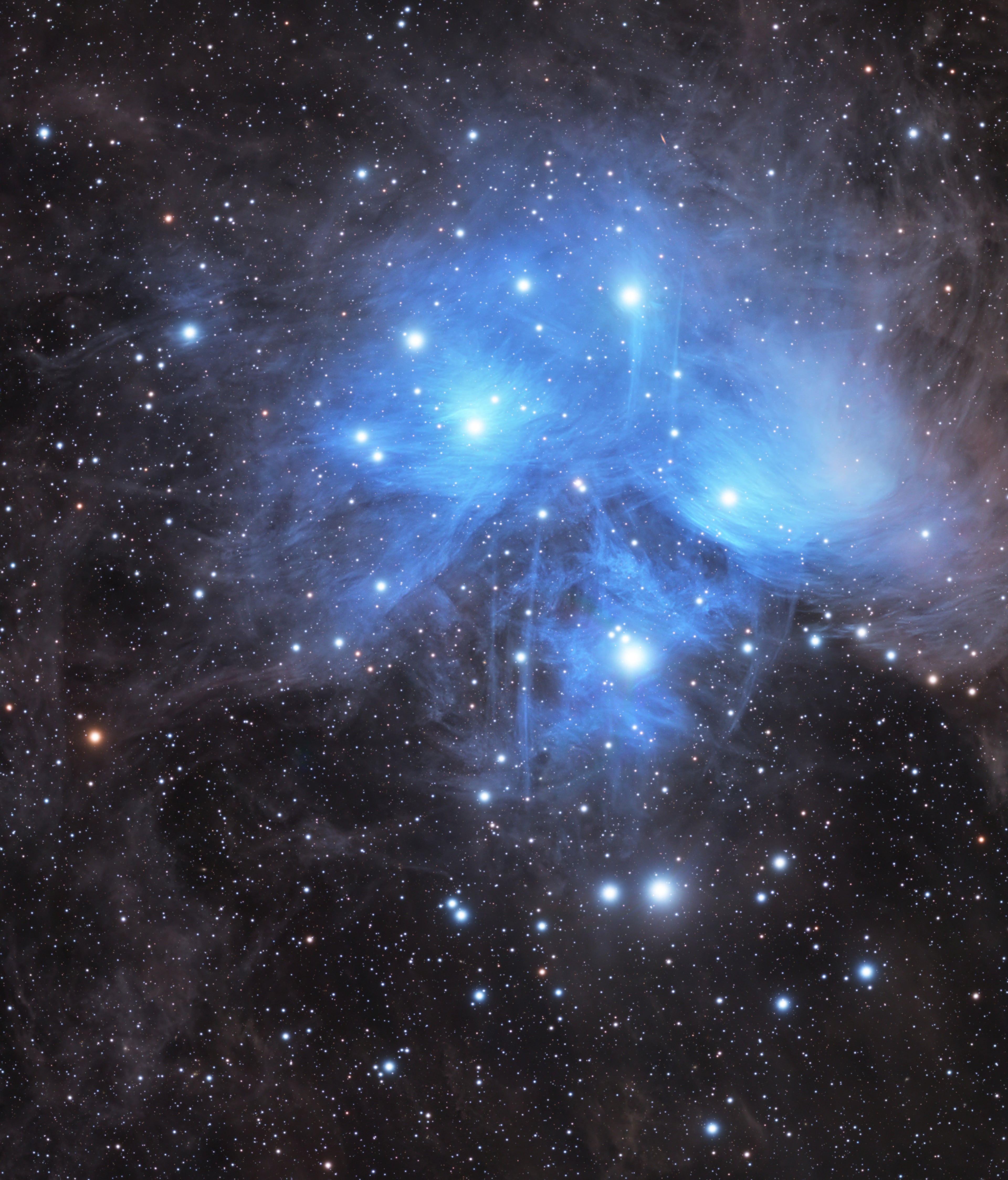 Askar SQA106 - sample image: M45 Pleiades, SQA106 + ZWO ASI2600MM Pro