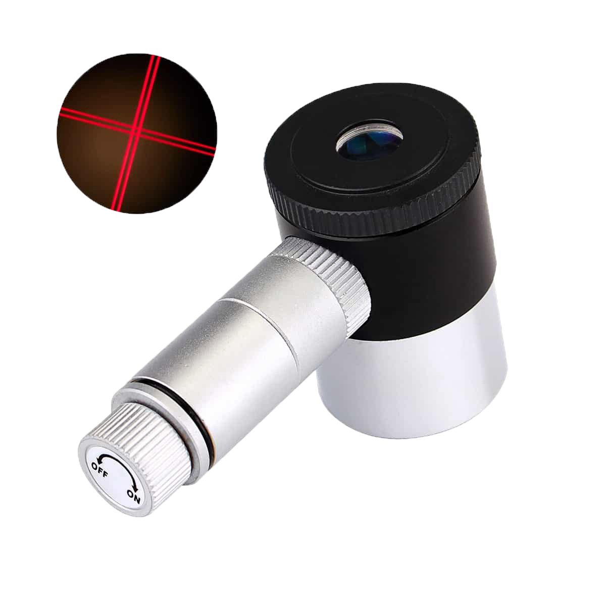 SVBONY F9132A 12.5mm 1.25 inch illuminated double crosshair reticle eyepiece for star centring and alignment