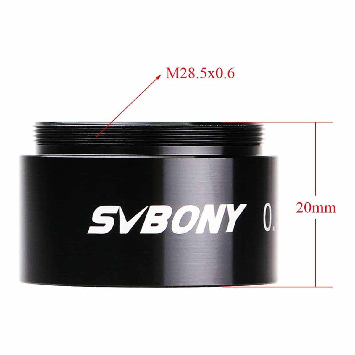 SVBONY F9154A 1.25″ 0.5x focal reducer for wider-field observing and imaging