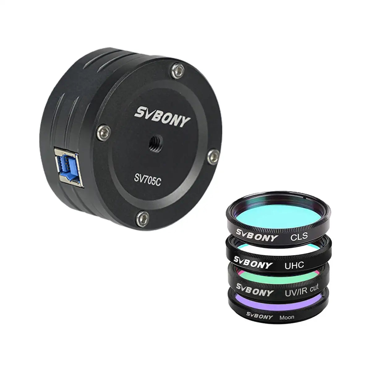 SVBONY SV705C colour planetary camera with Sony IMX585 sensor for planetary and lunar imaging