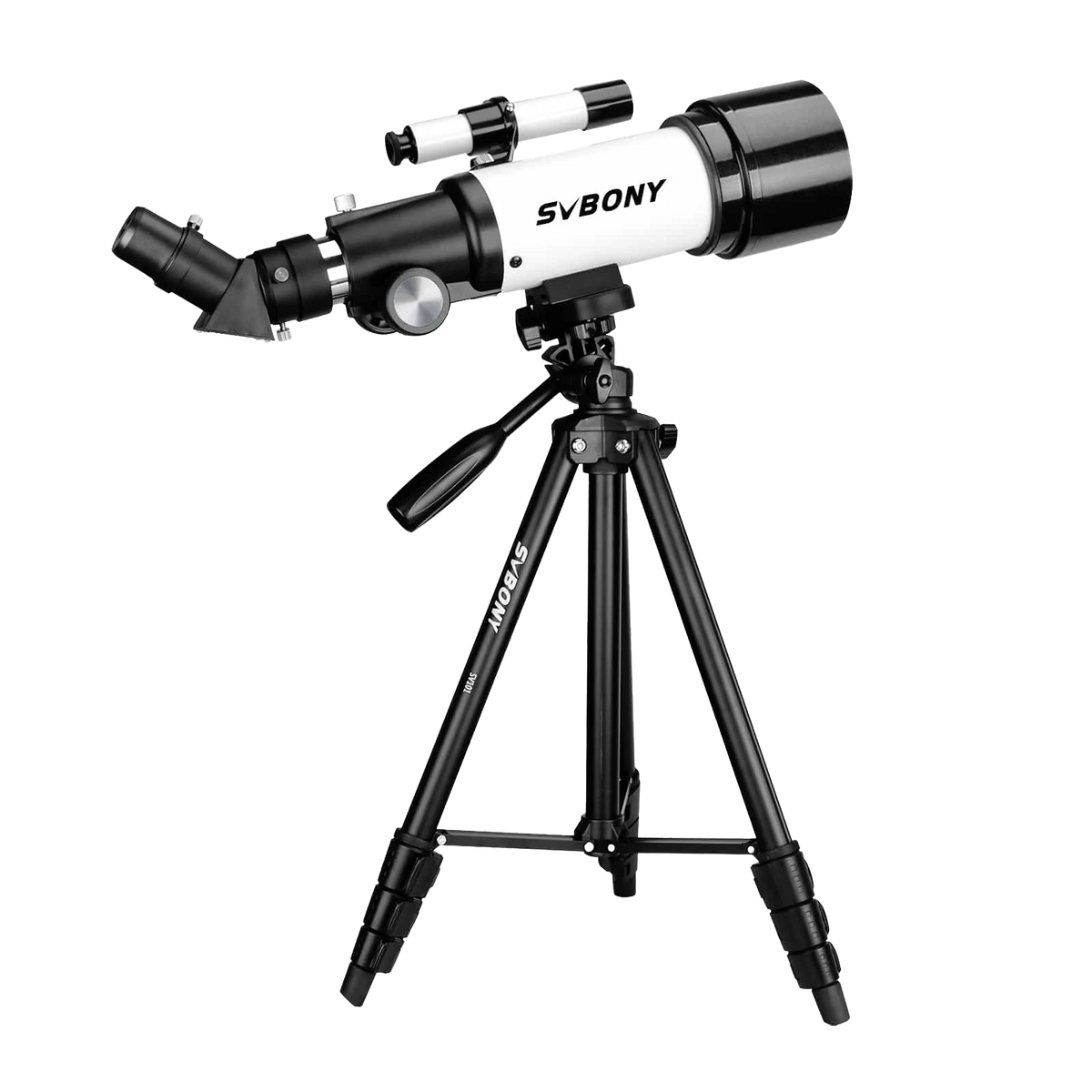 SVBONY SV501P 70/400 portable refractor telescope with SV101 tripod and backpack for lunar, planetary and daytime viewing