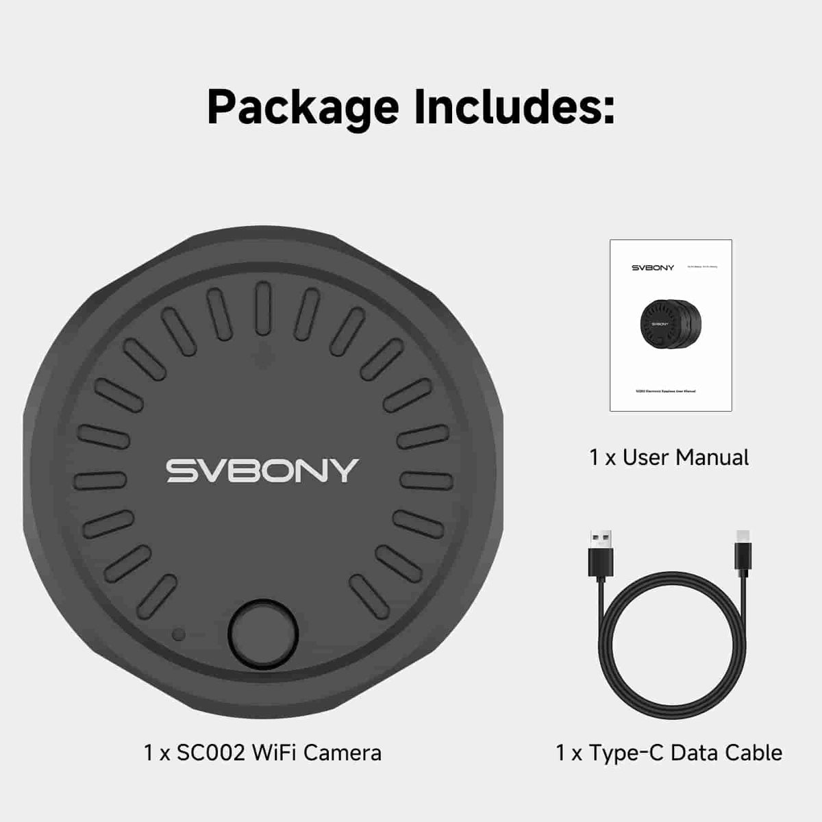 SVBONY SC002 WiFi electronic eyepiece camera for digiscoping and spotting scope photography