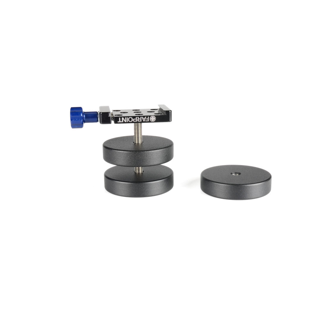 Farpoint Extra 3 Pound Counterweight black powder coat finish detail view