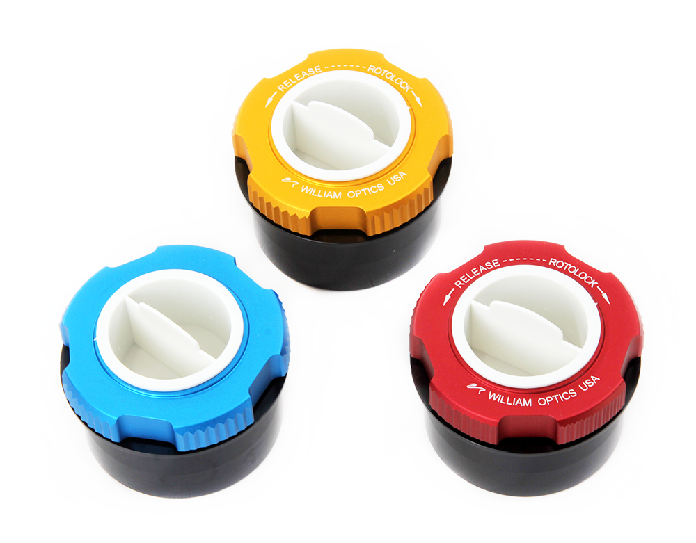 WO- 2-1.25 ROTOLOCK VISUAL BACK ADAPTER BLUE