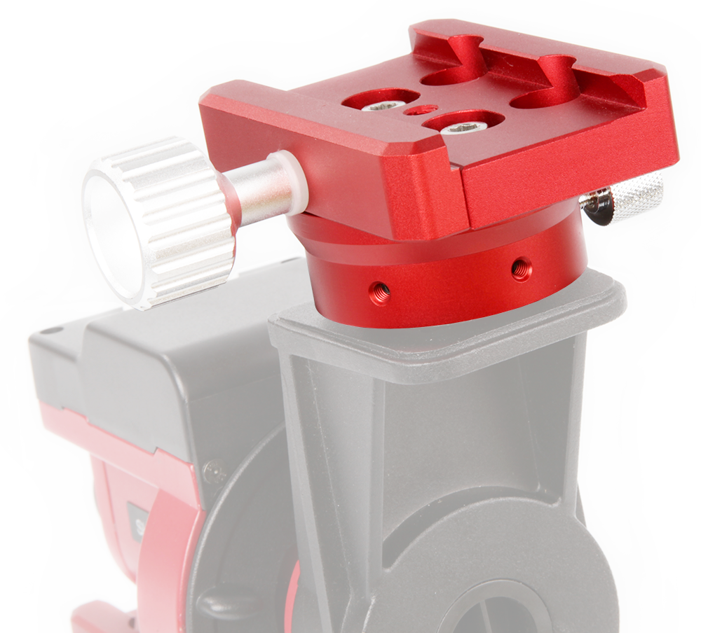 iOptron Skyguider Pro Dec adapter & Vixen style Clamp