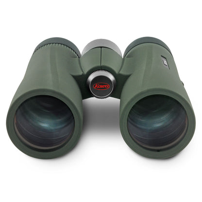 Kowa BD II 10x42 XD binocular objective lens view for bright wide angle observation