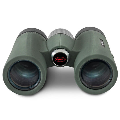 Kowa BD II 8x32 XD binocular objective lens view for bright wide angle viewing
