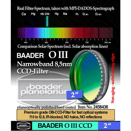 Baader 2" OIII filter 8.5nm