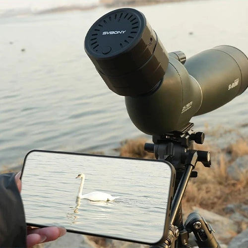 SVBONY SC002 WiFi electronic eyepiece camera for digiscoping and spotting scope photography