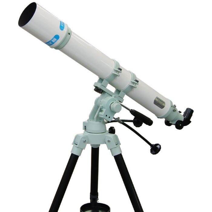 Takahashi Starbase 80 80mm f/10 achromatic refractor telescope with alt-azimuth mount and tripod for lunar and planetary visual observing
